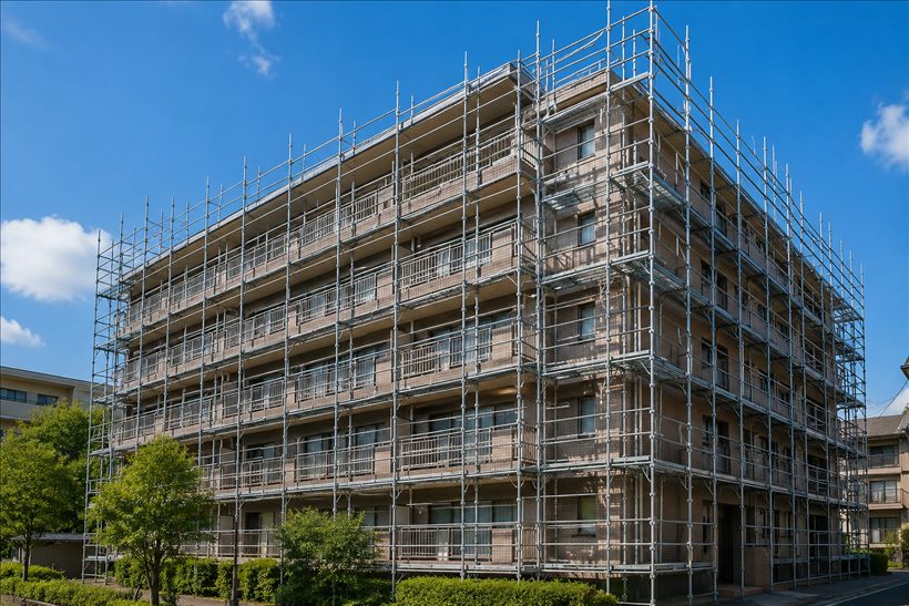 アパート・マンション足場