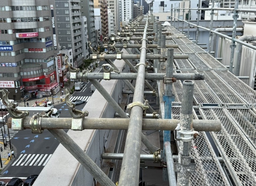 深川 ゴンドラ用足場工事